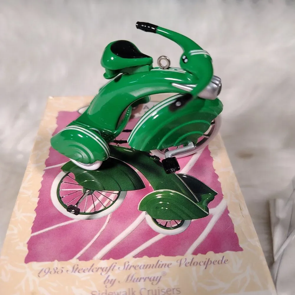 VTG 1997 Hallmark 1935 Steelcraft Velocipede Sidewalk Cruisers Ornament